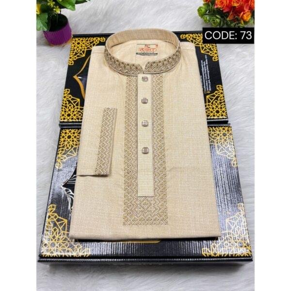 Classic Design Cotton Panjabi ( CODE: 073)